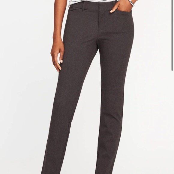 Pants - NWT Pixie Mid-Rise Grey Pant / Dress Pants, Uniform/Work Pants